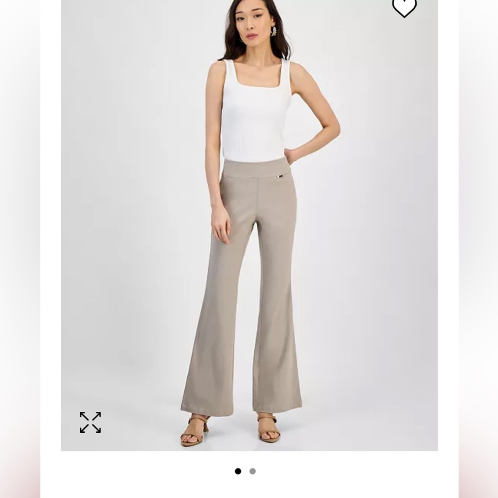 INC International Concepts Cream Trousers